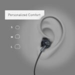 Panasonic ErgoFit Wired Earbuds, 3.5mm Jack In-Ear Headphones Wired with Dynamic Crystal-Clear Sound and Ultra Soft Ergonomic Custom-Fit Earpieces (S/M/L), for Phones and...