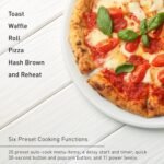 Panasonic FlashXpress Toaster Oven Countertop, 4-Slice Compact Size w/Double Infrared Heating, PFAS-free, 6 Auto Cook Options & Precise Temperature Control, 1300W - NB-G200P...