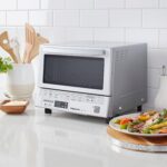 Panasonic FlashXpress Toaster Oven Countertop, 4-Slice Compact Size with Double Infrared Heating, 6 Auto Cook Options and Precise Temperature Control, 1300W - NB-G110P (Silver)