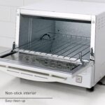 Panasonic FlashXpress Toaster Oven Countertop, 4-Slice Compact Size with Double Infrared Heating, 6 Auto Cook Options and Precise Temperature Control, 1300W - NB-G110P-W (White)