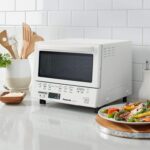 Panasonic FlashXpress Toaster Oven Countertop, 4-Slice Compact Size with Double Infrared Heating, 6 Auto Cook Options and Precise Temperature Control, 1300W - NB-G110P-W (White)