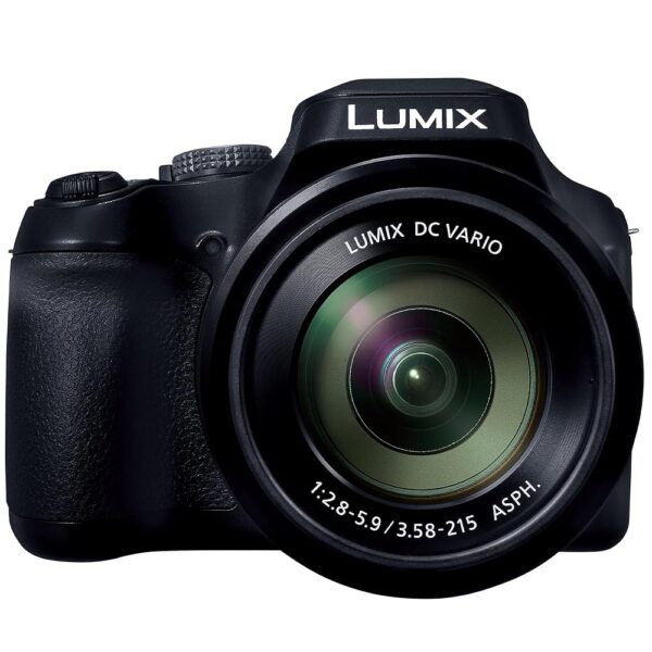 Panasonic LUMIX FZ80D Point and Shoot Digital Camera 4K Photo/Video Recording with Power Optical Image Stabilizer, Vlogging Camera with 60X Optical Zoom & 20-1200mm Wide-Angle...