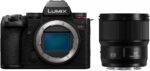 Panasonic LUMIX S5II Mirrorless Camera, 24.2MP Full Frame with Phase Hybrid AF, New Active I.S. Technology, Unlimited 4:2:2 10-bit Recording - DC-S5M2BODY Black
