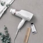 Panasonic Nanoe Salon Hair Dryer with Oscillating QuickDry Nozzle, Blow Dryer with Diffuser and Concentrator Attachments, 3 Speed Heat Settings for Easy Styling and Healthy Hair...