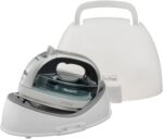 Panasonic NI-WL700A Cordless Steam/Dry Iron, 1500W Wide Stainless Steel Plate, Black/Dark Blue