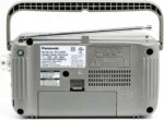 Panasonic Portable AM / FM Radio, Battery Operated Analog Radio, AC Powered, Silver (RF-2400D)