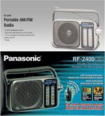 Panasonic Portable AM / FM Radio, Battery Operated Analog Radio, AC Powered, Silver (RF-2400D)
