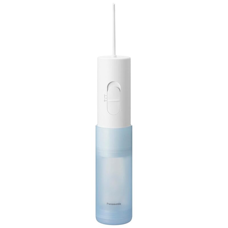 Panasonic Water Flosser for Travel, Cordless Portable Oral Irrigator with Two Water Pressure Settings, Collapsible Water Tank - EW-DJ11​-A