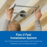 Panasonic WhisperGreen Select Ceiling Mount Exhaust Fan with LED Light, Customizable, 110-130-150 CFM, FV-1115VKL3