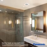 Panasonic WhisperWarm Ceiling Mount Bathroom Exhaust Fan with Heater, 50-80-110 CFM, FV-0511VH1