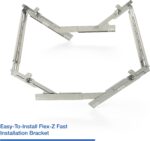 Panasonic WhisperWarm Ceiling Mount Bathroom Exhaust Fan with LED Light & Heater, 50-80-110 CFM, FV-0511VHL1
