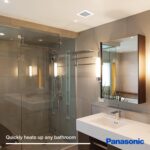Panasonic WhisperWarm Ceiling Mount Bathroom Exhaust Fan with LED Light & Heater, 50-80-110 CFM, FV-0511VHL1