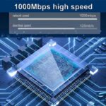 Répartiteur Ethernet 1000 Mbit/s, répartiteur Internet LAN RJ45, commutateur LAN 4 ports