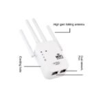 Répéteur Amplificateur De Signal WiFi - 2 Ports Rj45 Ethernet Avec WPS 300Mbps 2,4 GHz Sans Fil