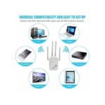 Répéteur Amplificateur De Signal WiFi - 2 Ports Rj45 Ethernet Avec WPS 300Mbps 2,4 GHz Sans Fil