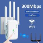 Répéteur sans fil Urant U11 300Mbps 2.4G support WPS réglage rapide prise EU