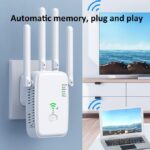 Répéteur sans fil Urant U11 300Mbps 2.4G support WPS réglage rapide prise EU