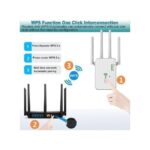 Répéteur Wi-Fi sans fil 1 200 Mbps, amplificateur de signal Wi-Fi double bande 2,4 GHz, 5 GHz