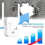 Répéteur WiFi 5Ghz, Routeur 1200Mbps Double Bande 2.4G/5GHz