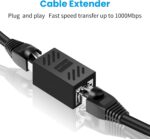 RJ45 Coupler, Ethernet Coupler-Female to Female Internet Network Cable Extender for Cat7/Cat6/Cat5e/Cat5, 8 Pack
