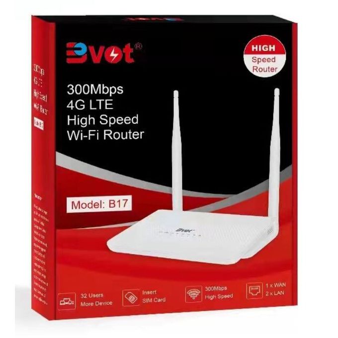 Routeur 4G Bvot B17 300 Mbps- Avec Sim
