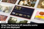 Samsung 32-Inch Class QLED The Frame LS03C Series, Quantum HDR, Art Mode, Anti-Reflection Matte Display, Slim Fit Wall Mount Included, Smart TV w/Alexa Built-in (QN32LS03CB)