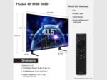 Samsung 42-Inch Class OLED 4K S90D Series HDR Smart TV w/Dolby Atmos, Object Tracking Sound Lite, Motion Xcelerator, Real Depth Enhancer, 4K AI Upscaling, Alexa Built-in...