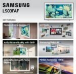 Samsung 55-Inch Class The Frame LS03F 4K QLED Smart TV (2025 Model) Slim Fit Wall Mount, Modern Frame Design, NQ4 AI Gen2 Processor, Art Mode, Artful Picture Quality, Samsung...