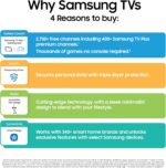 Samsung 75-Inch Class QLED Q8F 4K UHD Smart TV (2025 Model) Q4 AI Processor, 100% Color Volume with Quantum Dot, AirSlim Design, Endless Free Content, Samsung Vision AI, Alexa...
