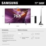 Samsung 77-Inch Class OLED 4K S85F Series, Vision AI Smart TV (2025 Model, 77S85F) Object Tracking Sound Lite w/Dolby Atmos, NQ4 AI Gen2 Processor, Contour Design, Color Booster...