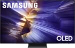 Samsung QN65S90FAFXZA 65 Inch 4K OLED Smart TV (2025) with Dolby Atmos and 2 Year Amber Protection Plan