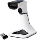 ScanAvenger Wireless Portable 1D&2D with Stand Bluetooth Barcode Scanner: 3-in-1 Handheld Scanner, Rechargeable Battery for Inventory - USB Bar Code/QR Reader (1D&2D with Next...