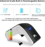 ScanAvenger Wireless Portable 1D&2D with Stand Bluetooth Barcode Scanner: 3-in-1 Handheld Scanner, Rechargeable Battery for Inventory - USB Bar Code/QR Reader (1D&2D with Next...