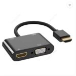 Smart HDMI To VGA + HDMI Adapter -4K