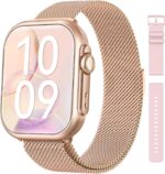 Smart Watch for Women Men Fitness: Smart Watch for iPhone&Android Bluetooth Call with SpO2 Sleep Heart Rate Monitor,IP68,Fitness Tracker with 120+Sport,Reloj Inteligente 30...
