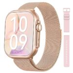 Smart Watch for Women Men Fitness: Smart Watch for iPhone&Android Bluetooth Call with SpO2 Sleep Heart Rate Monitor,IP68,Fitness Tracker with 120+Sport,Reloj Inteligente 30...