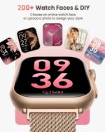 Smart Watch for Women Men Fitness: Smart Watch for iPhone&Android Bluetooth Call with SpO2 Sleep Heart Rate Monitor,IP68,Fitness Tracker with 120+Sport,Reloj Inteligente 30...