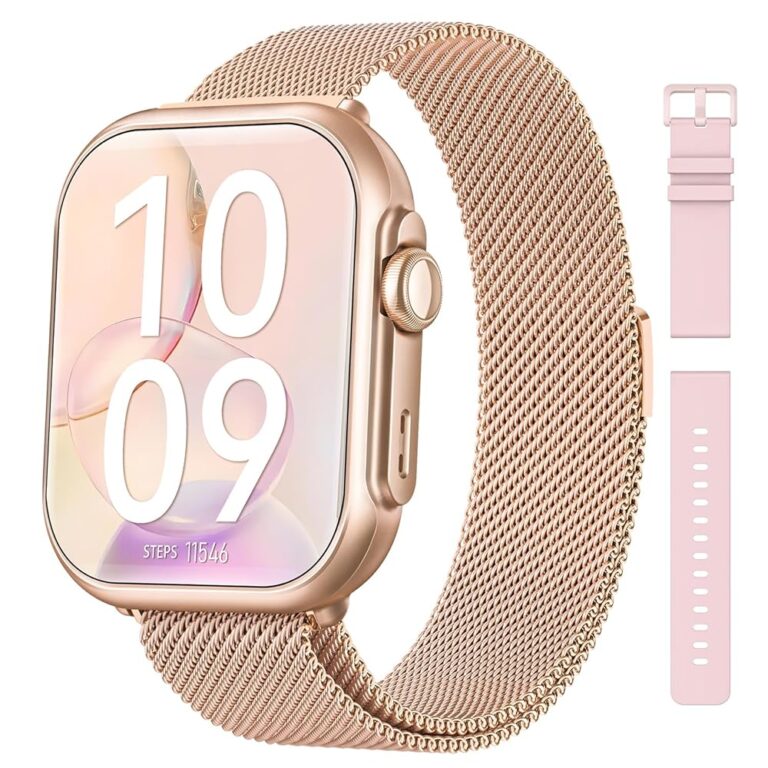 Smart Watch for Women Men Fitness: Smart Watch for iPhone&Android Bluetooth Call with SpO2 Sleep Heart Rate Monitor,IP68,Fitness Tracker with 120+Sport,Reloj Inteligente 30...