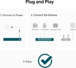 TP-Link LS108GP | 8 Port PoE Gigabit Ethernet Switch | 8 PoE+ Port @ 62W | Plug & Play | Extend Mode | PoE Auto Recovery | Desktop/Wall Mount | Silent Operation