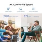 TP-Link Répéteur WiFi 6 Mesh AX3000 - 2.4Ghz - 5.0Ghz - Point D'accès - RE715X