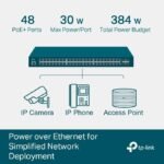 TP-Link Switch administrable L2+ 52 ports Gigabit avec 48 ports PoE+ - TL-SG3452P - POE - Manageable