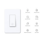 TP-Link Tapo Smart Light Switch, Single Pole, Neutral Wire Required, 2.4GHz Wi-Fi Light Switch Compatible with Alexa and Google Home, UL Certified, No Hub Required, White, Tapo...