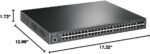 TP-Link TL-SG3452P | 48 Port Gigabit L2+ Managed PoE Switch | 48 PoE+ Port @384W, 4 x SFP Slots | PoE Auto Recovery | Omada SDN Integrated | IPv6 | Static Routing | Limited...