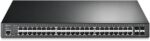 TP-Link TL-SG3452P | 48 Port Gigabit L2+ Managed PoE Switch | 48 PoE+ Port @384W, 4 x SFP Slots | PoE Auto Recovery | Omada SDN Integrated | IPv6 | Static Routing | Limited...