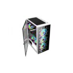 Trio Boitier Gamer TRIO 4DF RGB Mid Tower Gaming PC Case – Blanc