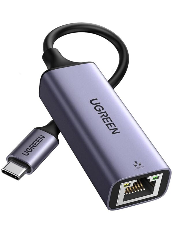 UGREEN USB C to Ethernet Adapter, Plug and Play 1Gbps Ethernet Adapter, Aluminum Case, (Thunderbolt 4/3 Compatible) to RJ45 Network Dongle, Compatible for MacBook Pro/Air,...