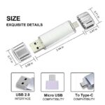 UWY 128G OTG multi-fonction USB flash drive TYPE-C interface