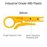 VANICE Mini Wire Stripper 3 Pack Network Wire Stripper Punch Down Cutter for Network Wire Cable, RJ45/Cat5/CAT-6, Telephone and Computer UTP Cable