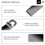 VIC ♛128Go USB3.0 Clés USB métal, Disque USB portable étanche