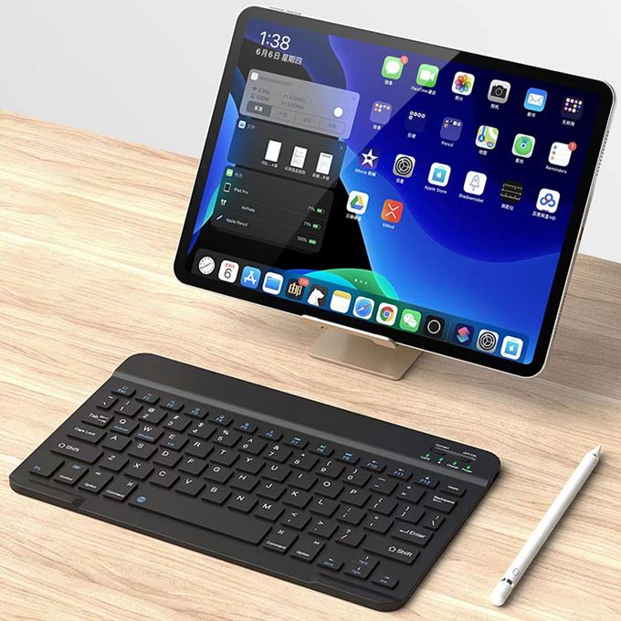 10 Inch Bluetooth Keyboard Rechargeable For Phone Tablet-VSC